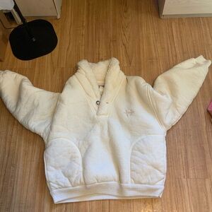 UNIONBAY unisex off-white wooly pullover Jacket